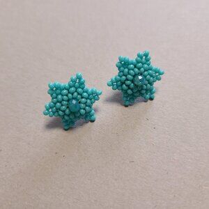 Beaded Star Earrings